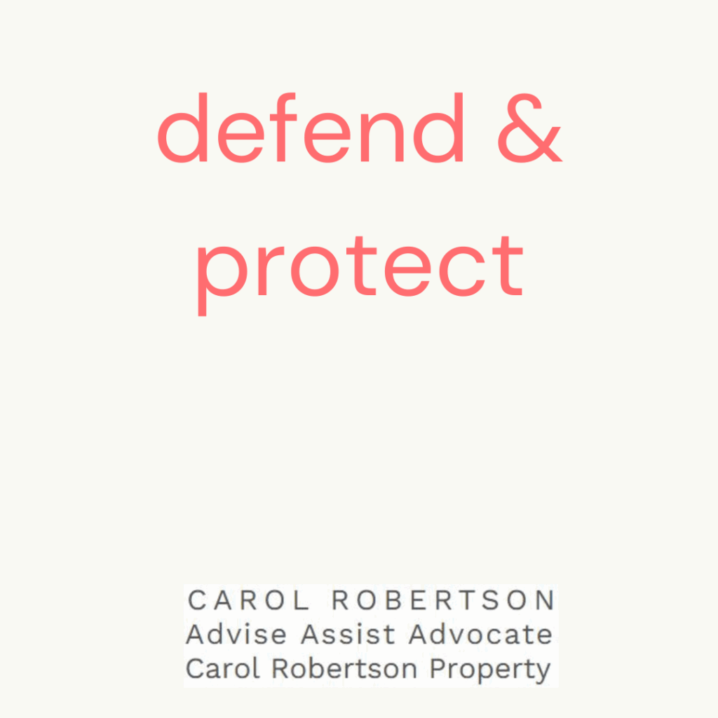 defend, protect, advise, assist, advocate